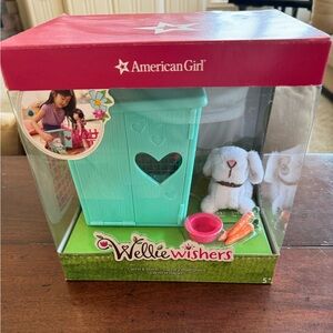 NEW!  American Girl Wellie Wishers Carrot & Hutch Set